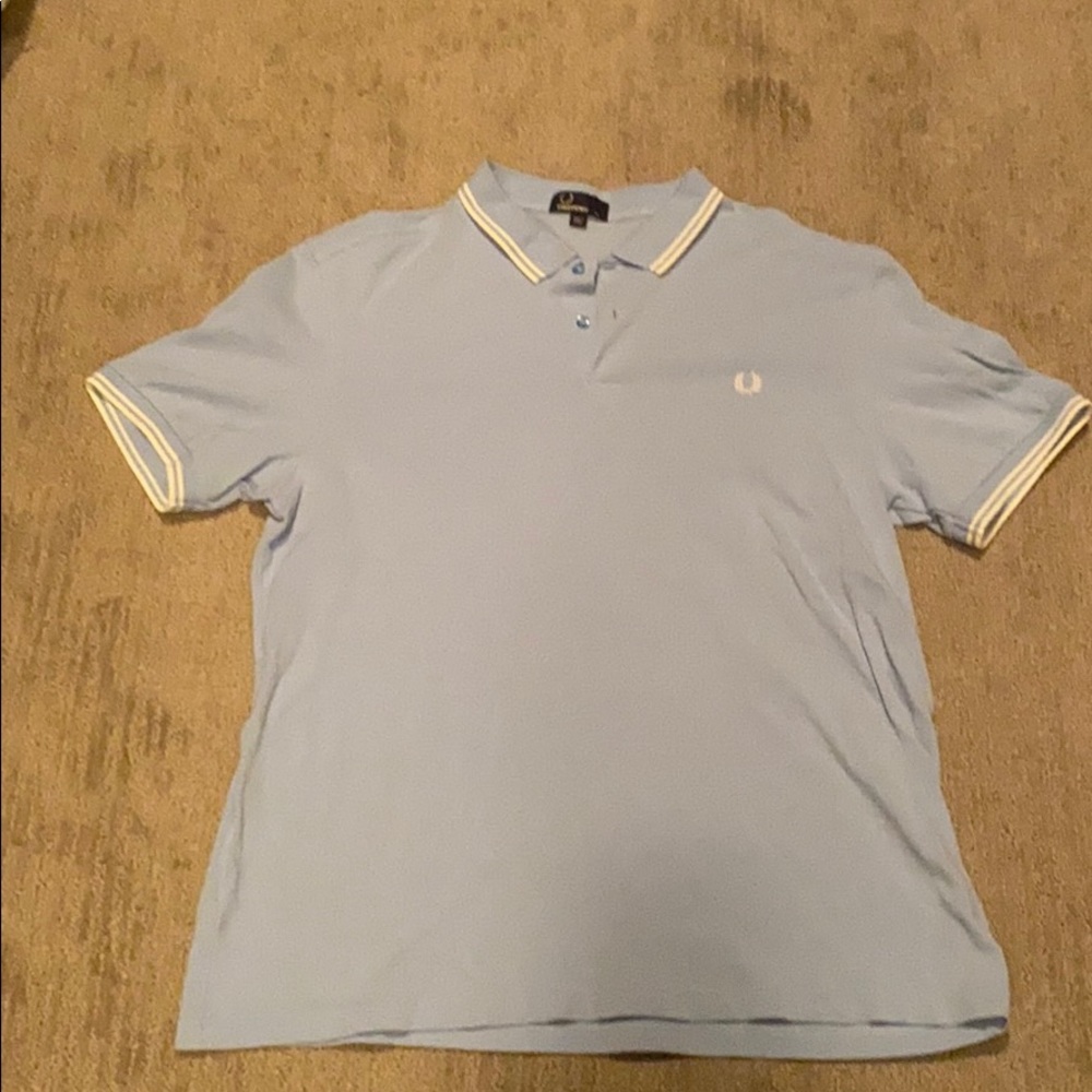 Baby blue polo